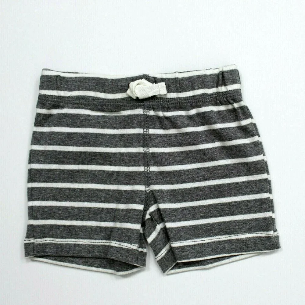 Carter's 3-Piece Bodysuit, Shirt and Stripe Shorts 3M